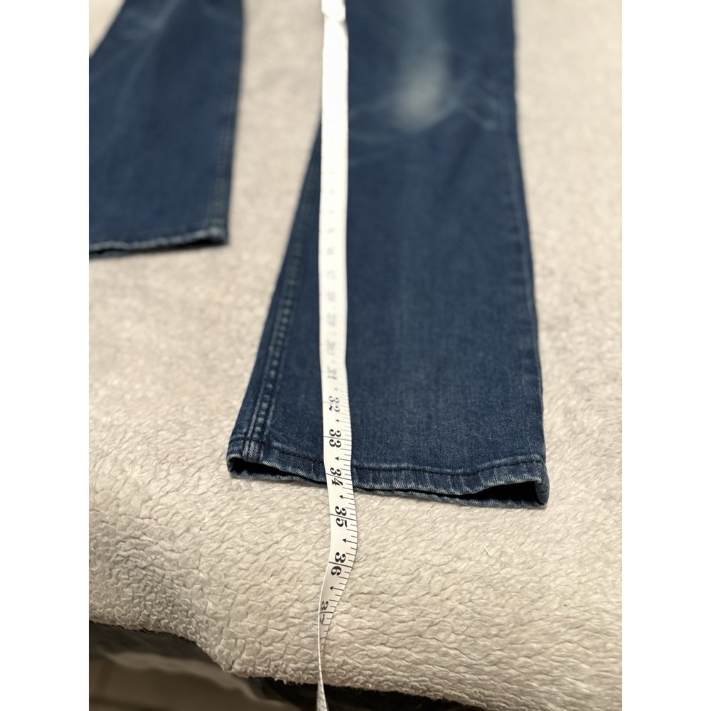 Levi's 514 Mens Size 32x34 Slim Straight Denim Blue Jeans Pants Stretch Pockets - Picture 3 of 9